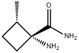 Cyclobutanecarboxamide, 1-amino-2-methyl-, (1R,2S)- (9CI) Structure