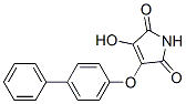 3-[(1,1'-Biphenyl)-4-yloxy]-4-hydroxy-1H-pyrrole-2,5-dione Structure