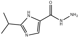 1H-Imidazole-4-carboxylicacid,2-(1-methylethyl)-,hydrazide(9CI) Struktur