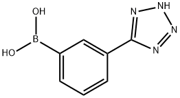 3-(1H-四唑-5-基)苯硼酸, 775351-30-9, 结构式