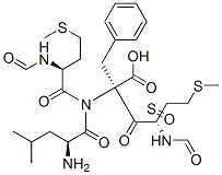 N-formylmethionyl sulfoxide-leucyl-phenylalanine 结构式