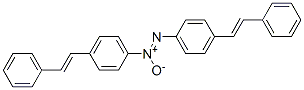 oxido-[4-[(E)-2-phenylethenyl]phenyl]-[4-[(E)-2-phenylethenyl]phenyl]i mino-azanium 结构式