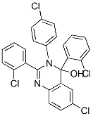 6-chloro-2,4-bis(2-chlorophenyl)-3-(4-chlorophenyl)-3,4-dihydroquinazolin-4-ol Structure