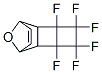 3,4,4,5,5,6-Hexafluoro-11-oxatetracyclo[6.2.1.02,7.03,6]undec-9-ene Structure