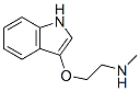 Ethanamine, 2-(1H-indol-3-yloxy)-N-methyl- (9CI),775516-65-9,结构式