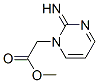 1(2H)-Pyrimidineaceticacid,2-imino-,methylester(9CI) Structure