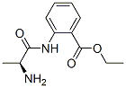 Benzoic acid, 2-[(2-amino-1-oxopropyl)amino]-, ethyl ester, (S)- (9CI) Struktur