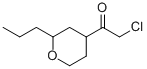 Ethanone, 2-chloro-1-(tetrahydro-2-propyl-2H-pyran-4-yl)- (9CI) Structure