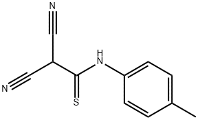 Ethanethioamide, 2,2-dicyano-N-(4-methylphenyl)- (9CI) Structure