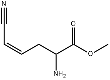 4-Pentenoicacid,2-amino-5-cyano-,methylester,(Z)-(9CI) 结构式