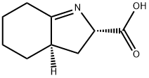 2H-Indole-2-carboxylicacid,3,3a,4,5,6,7-hexahydro-,(2S-cis)-(9CI) 化学構造式