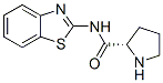 2-Pyrrolidinecarboxamide,N-2-benzothiazolyl-,(2S)-(9CI) 结构式