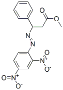 3-[(2,4-Dinitrophenyl)azo]-3-phenylpropionic acid methyl ester Structure