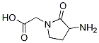 3-aMino-2-oxo-1-Pyrrolidineacetic acid 结构式