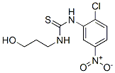 1-(2-chloro-5-nitrophenyl)-3-(3-hydroxypropyl)thiourea  Structure