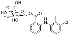 1-[2-[(3-Chloro-2-Methylphenyl)aMino]benzoate] β-D-Glucopyranuronic Acid, 77605-75-5, 结构式