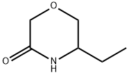 5-エチル-3-モルホリノン 化学構造式