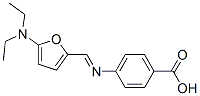 Benzoic  acid,  4-[[[5-(diethylamino)-2-furanyl]methylene]amino]- Struktur