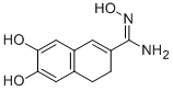 2-Naphthalenecarboximidamide,N,6,7-trihydroxy-3,4-dihydro- Structure