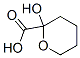 2H-Pyran-2-carboxylic acid, tetrahydro-2-hydroxy- (9CI) Structure