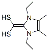 Methanedithiol, (1,3-diethyl-1,3-dihydro-4,5-dimethyl-2H-imidazol-2-ylidene)- (9CI) Structure
