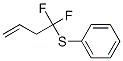 Benzene, [(1,1-difluoro-3-butenyl)thio]- (9CI) Structure