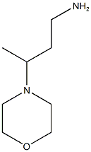 4-Morpholinepropanamine,gamma-methyl-(9CI) Structure