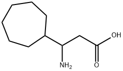 3-氨基-3-环庚丙酸, 776330-71-3, 结构式
