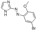 1H-Imidazole, 2-((5-bromo-2-methoxyphenyl)azo)- 结构式