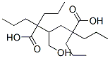 ビス(2-プロピルペンタン酸)1-(ヒドロキシメチル)-1,2-エタンジイル 化学構造式