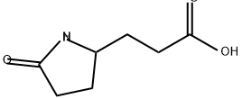 5-Oxo-2-pyrrolidinepropanoic acid Structure