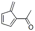 Ethanone, 1-(5-methylene-1,3-cyclopentadien-1-yl)- (9CI) 化学構造式