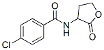 p-Chloro-N-(2-oxotetrahydrofuran-3-yl)benzamide Structure