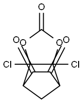 3a,7a-Dichloro-3a,4,7,7a-tetrahydro-4,7-methano-1,3-benzodioxole-2,5,6-trione,77698-54-5,结构式