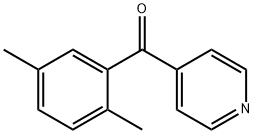 Methanone, (2,5-dimethylphenyl)-4-pyridinyl- (9CI) 化学構造式