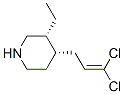 Piperidine, 4-(3,3-dichloro-2-propenyl)-3-ethyl-, cis- (9CI) Struktur