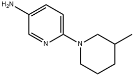 6-(3-Methyl-1-piperidinyl)-3-pyridinylamine Structure