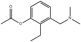 Phenol, 3-[(dimethylamino)methyl]-2-ethyl-, acetate (ester) (9CI) Structure