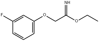 Ethanimidic acid, 2-(3-fluorophenoxy)-, ethyl ester (9CI) Structure