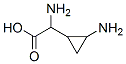 Cyclopropaneacetic acid, alpha,2-diamino- (9CI) Structure