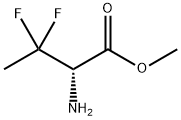 Butanoic acid, 2-amino-3,3-difluoro-, methyl ester, (S)- (9CI) 化学構造式