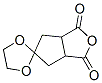 Spiro[1H-cyclopenta[c]furan-5(3H),2-[1,3]dioxolane]-1,3-dione, tetrahydro- (9CI) 结构式