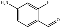 4-aMino-2-fluorobenzaldehyde 化学構造式