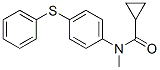 N-methyl-N-(4-phenylsulfanylphenyl)cyclopropanecarboxamide 结构式