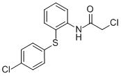 2-Chloro-N-[2-(4-chloro-phenylsulfanyl)-phenyl]-acetamide Structure