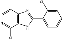 4-chloro-2-(2-chlorophenyl)-1H-imidazo[4,5-c]pyridine Structure