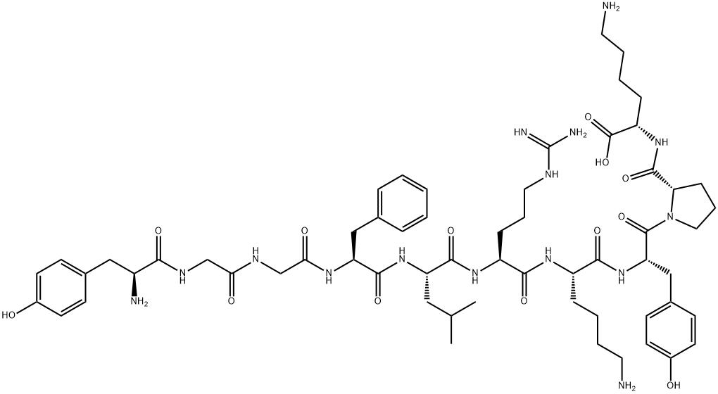 α-ネオエンドルフィン[ブタ] 化学構造式