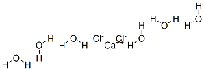 六水氯化钙, 7774-34-7, 结构式