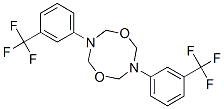 3,7-bis(3-trifluoromethylphenyl)-1,5,3,7-dioxadiazocane,77767-14-7,结构式