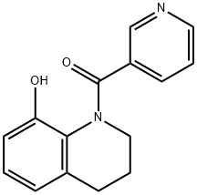 1,2,3,4-tetrahydro-1-(3-pyridylcarbonyl)quinolin-8-ol Structure